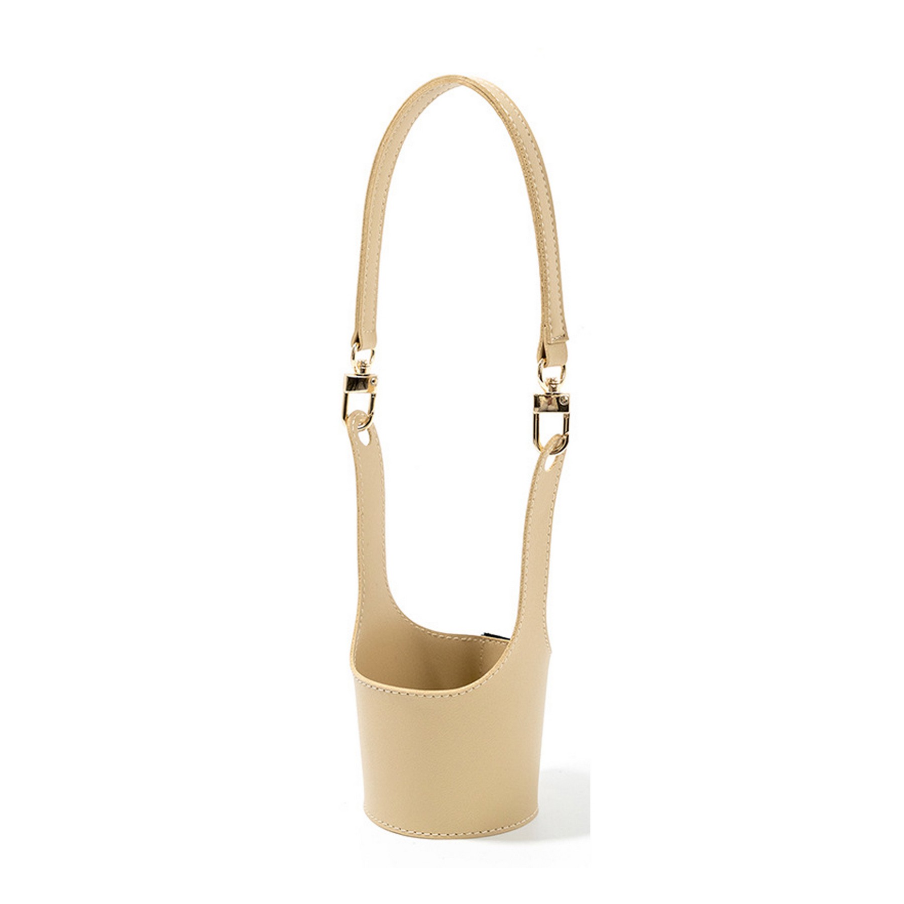 Leather Cup Holder In Hand 3