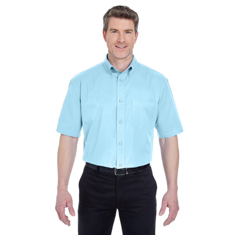 UltraClub Adult Short-Sleeve Whisper Twill 5