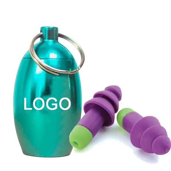 Reusable Uncorded Earplugs w/ Carry Case 4