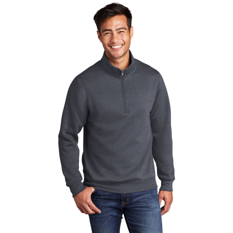 Port & Company Core Fleece 1/4-Zip Pullover Sweatshirt, custom hoodie or sweatshirt with logo imprint 42