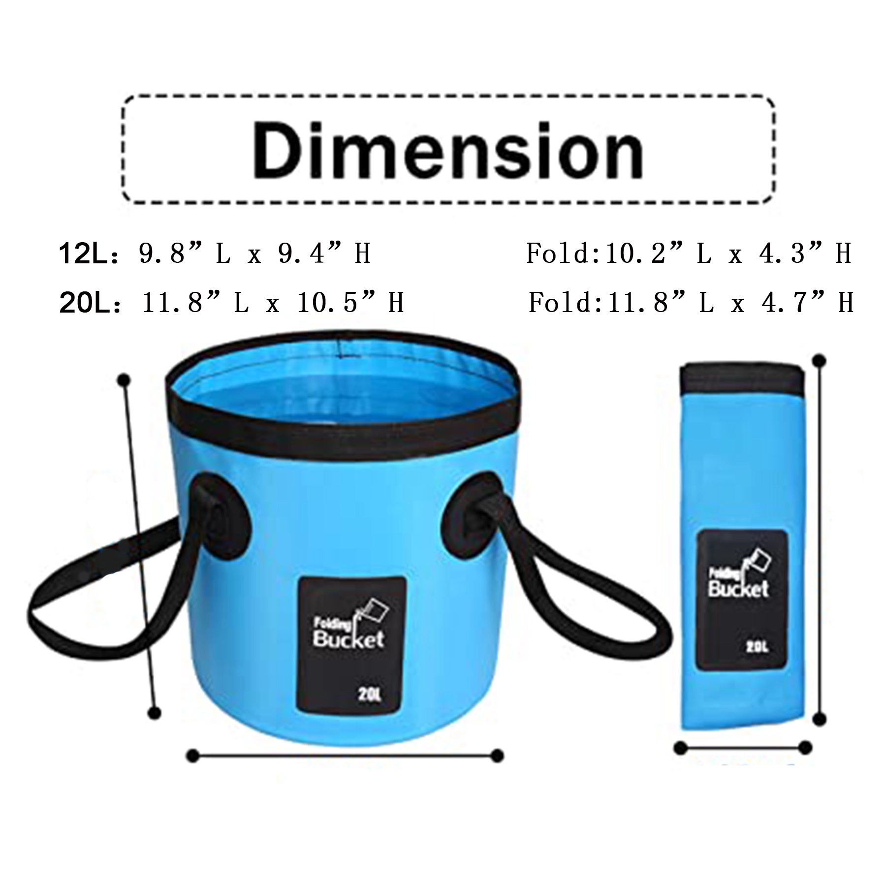 Multifunctional Portable Collapsible Bucket 3