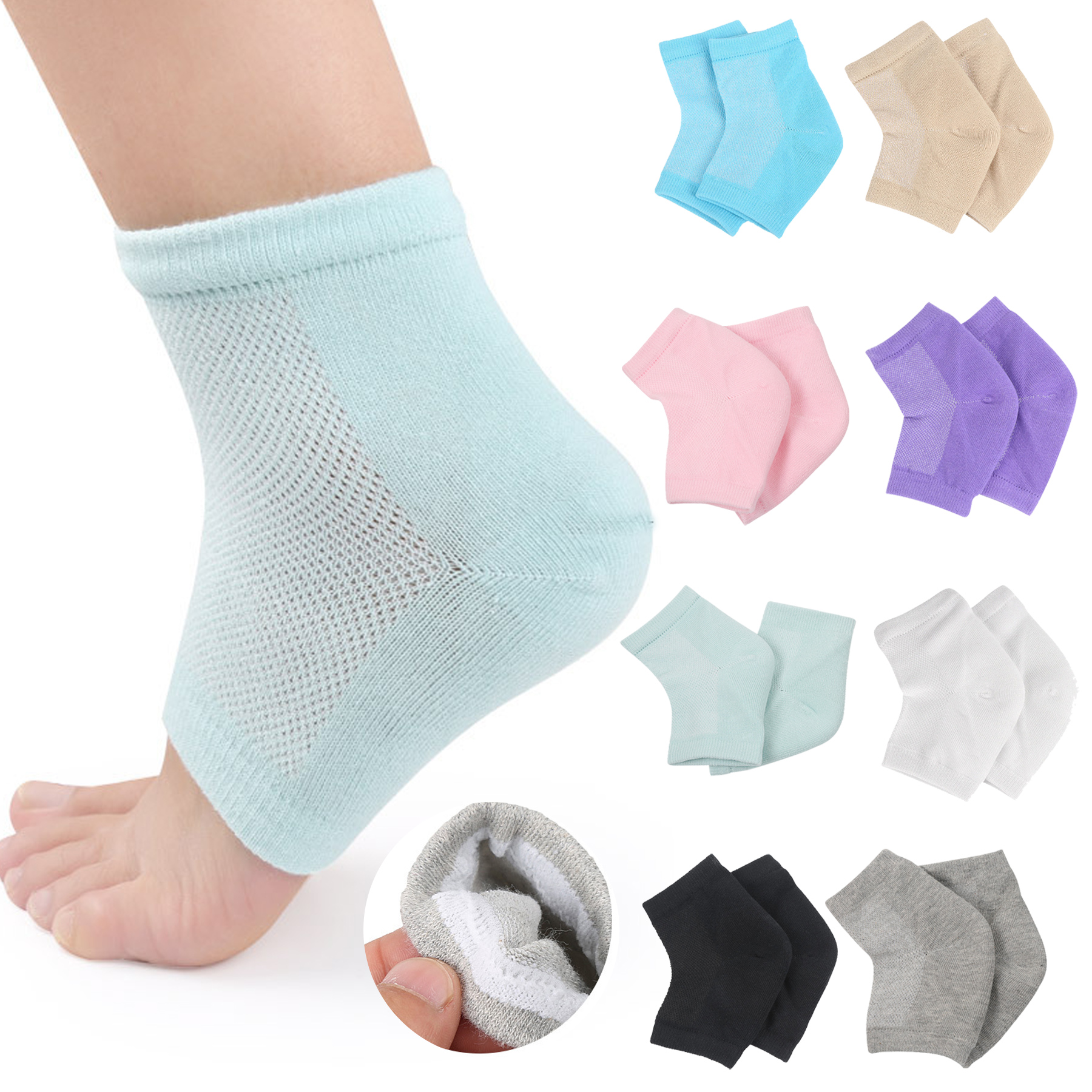 Moisturizing Heel Socks for Cracked Treatment 2