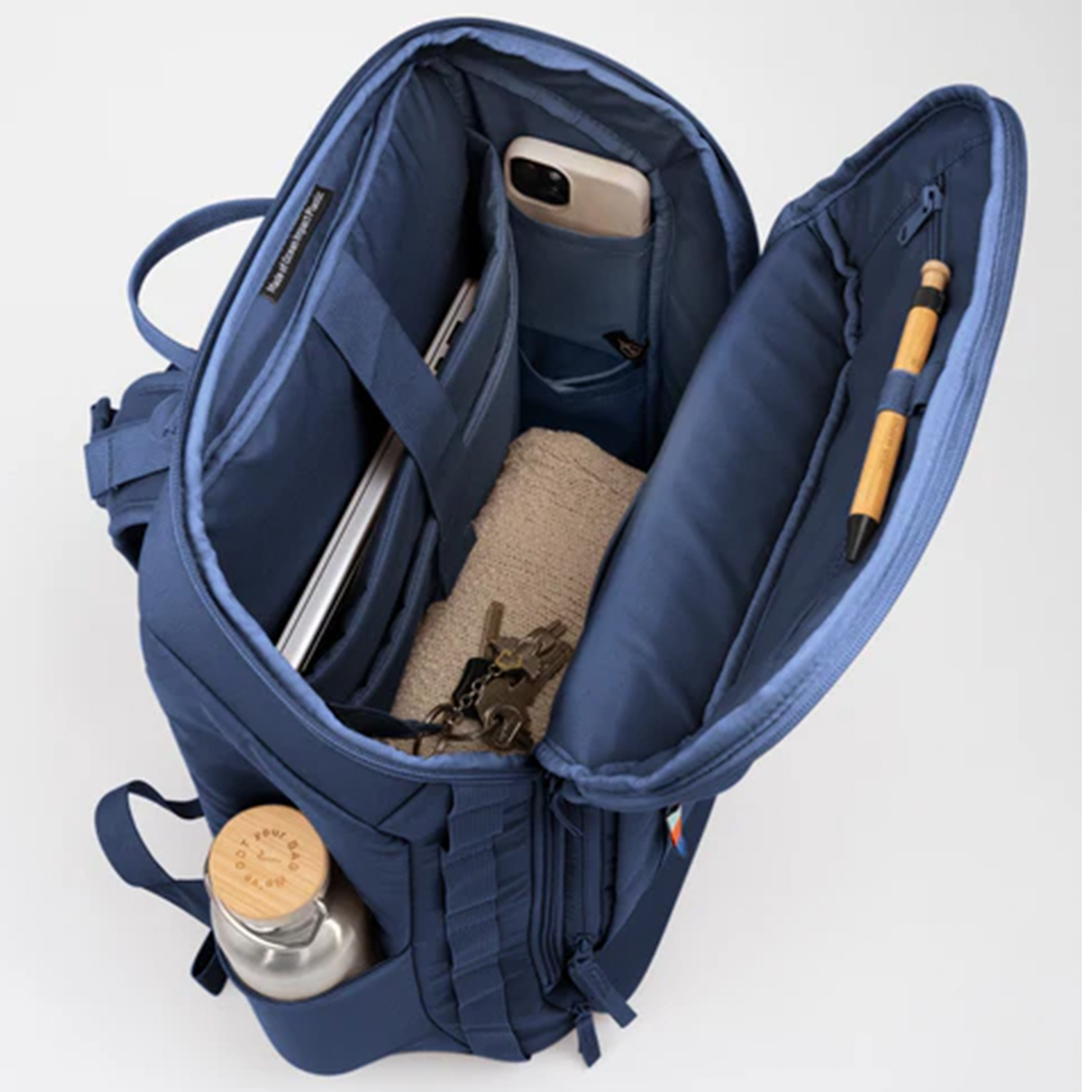 GOT BAG® Pro Pack Travel – GOTS Certified Ocean Plastic Backpack 9