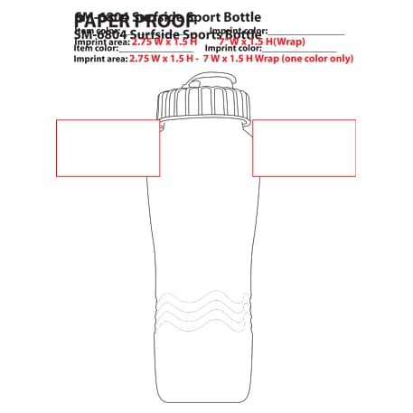 Surfside 26oz Sports Bottle 13