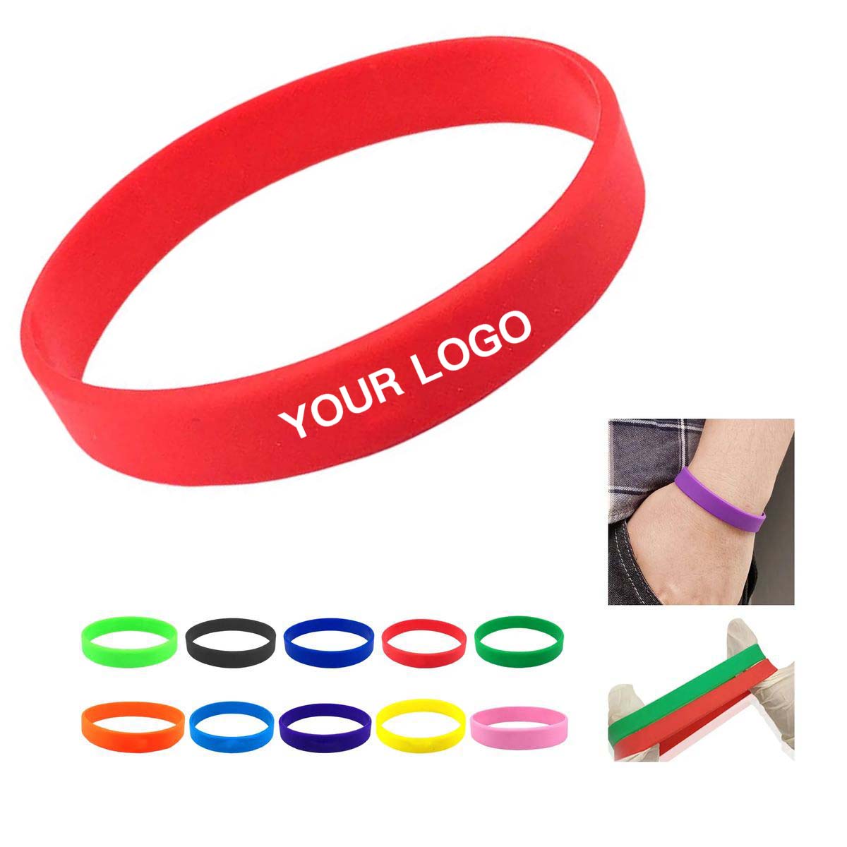 Silicone Wristband for Sports and Events 12