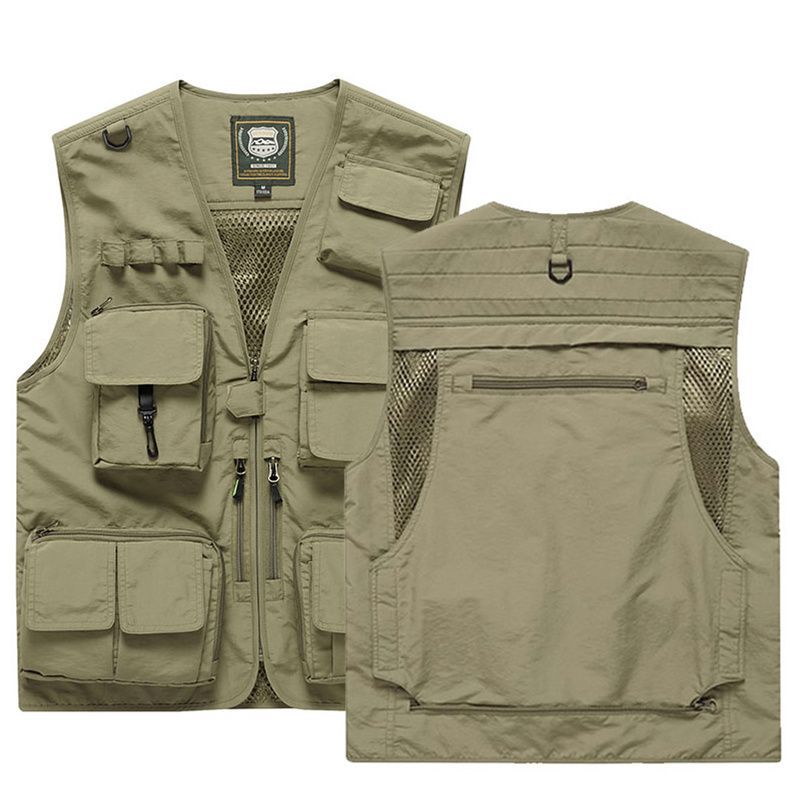 Casual Lightweight Outdoor Vest Jacket with Multi Pockets 8