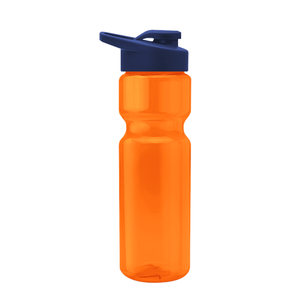 Blazer 28oz Transparent Bike Bottle w/Drink-thru Lid 1257
