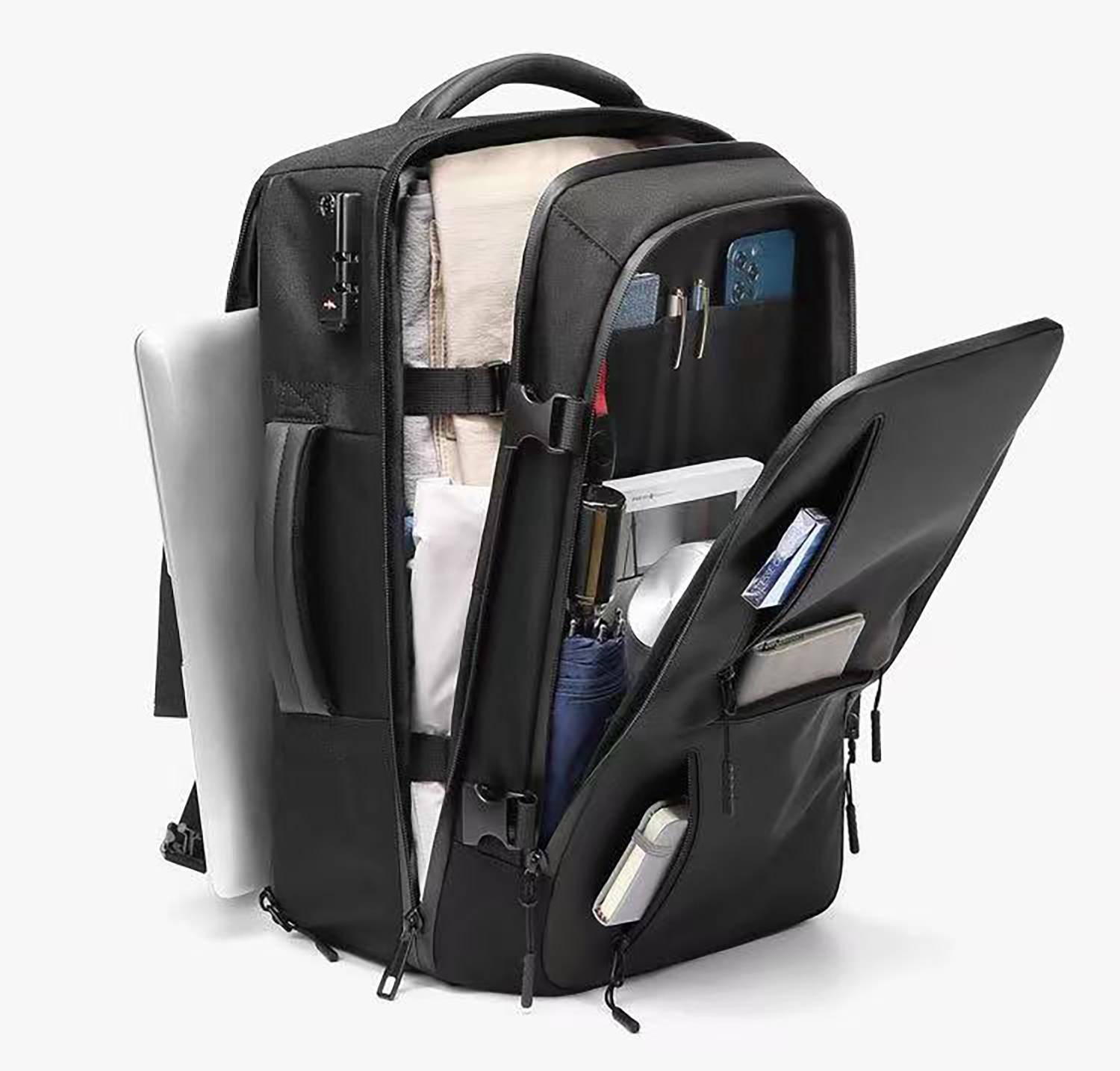 Oxford Business Travel Backpack With Password Lock 2