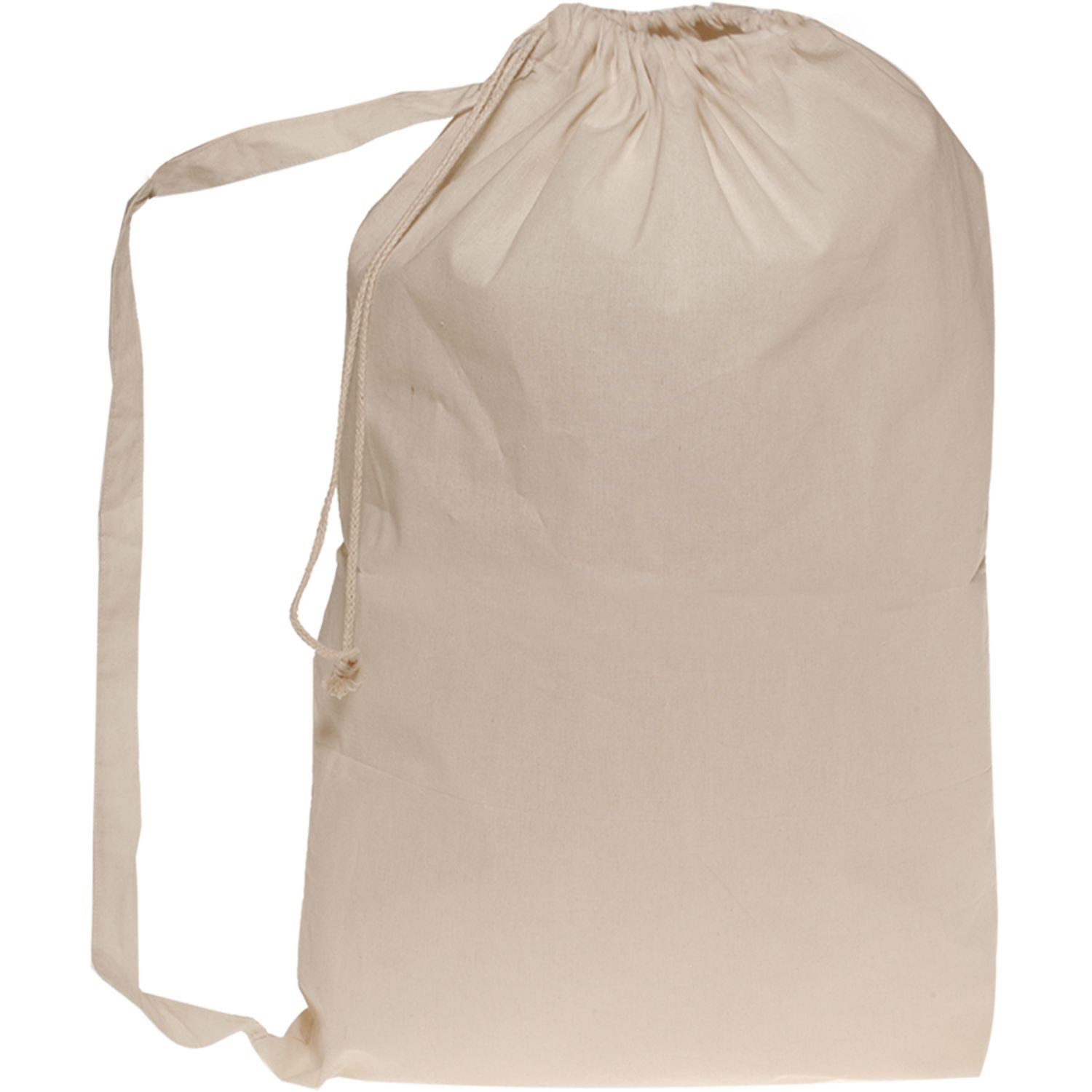 Natural Cotton Laundry Bags for Collegiate