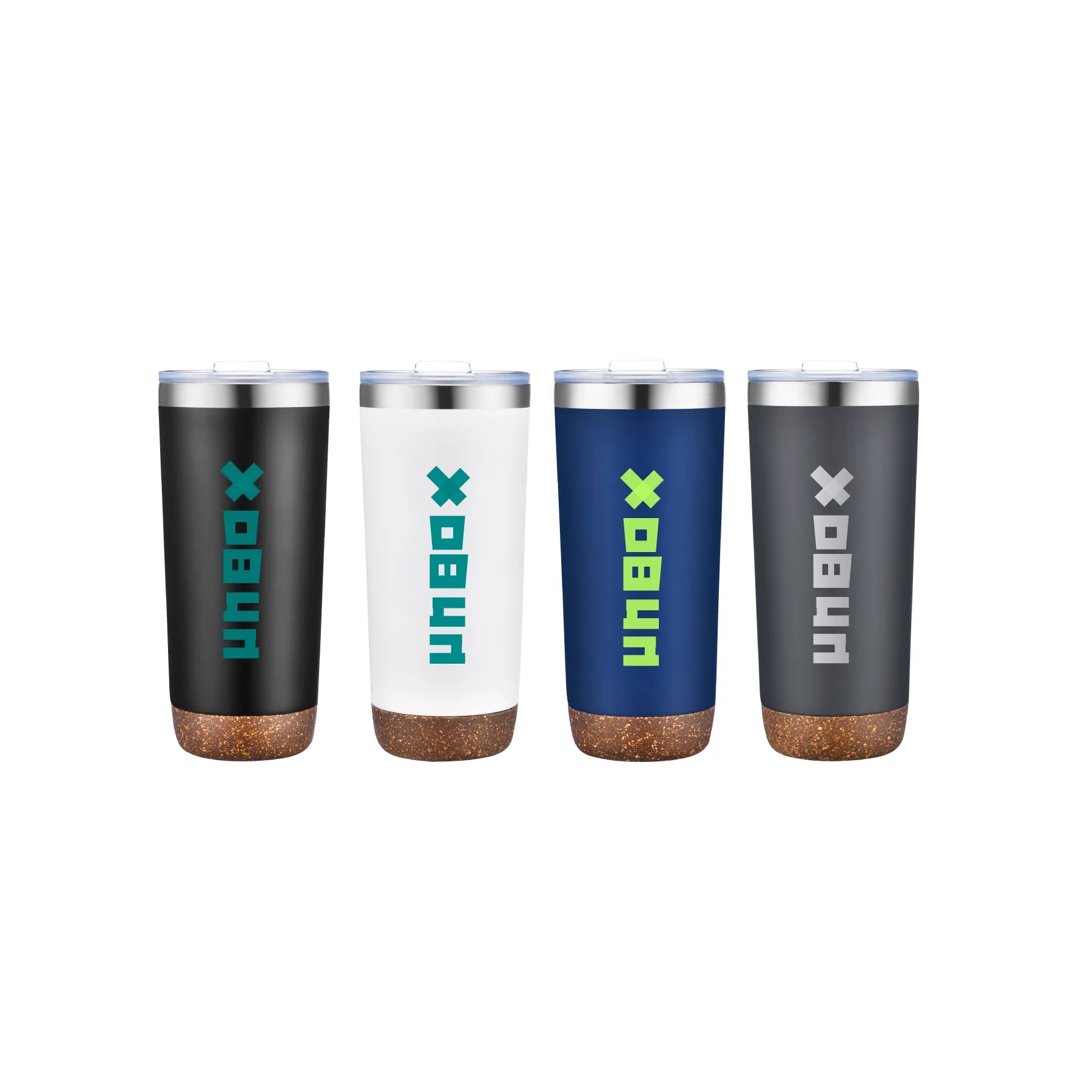 22oz Vacuum Tumbler w/ Cork Bottom