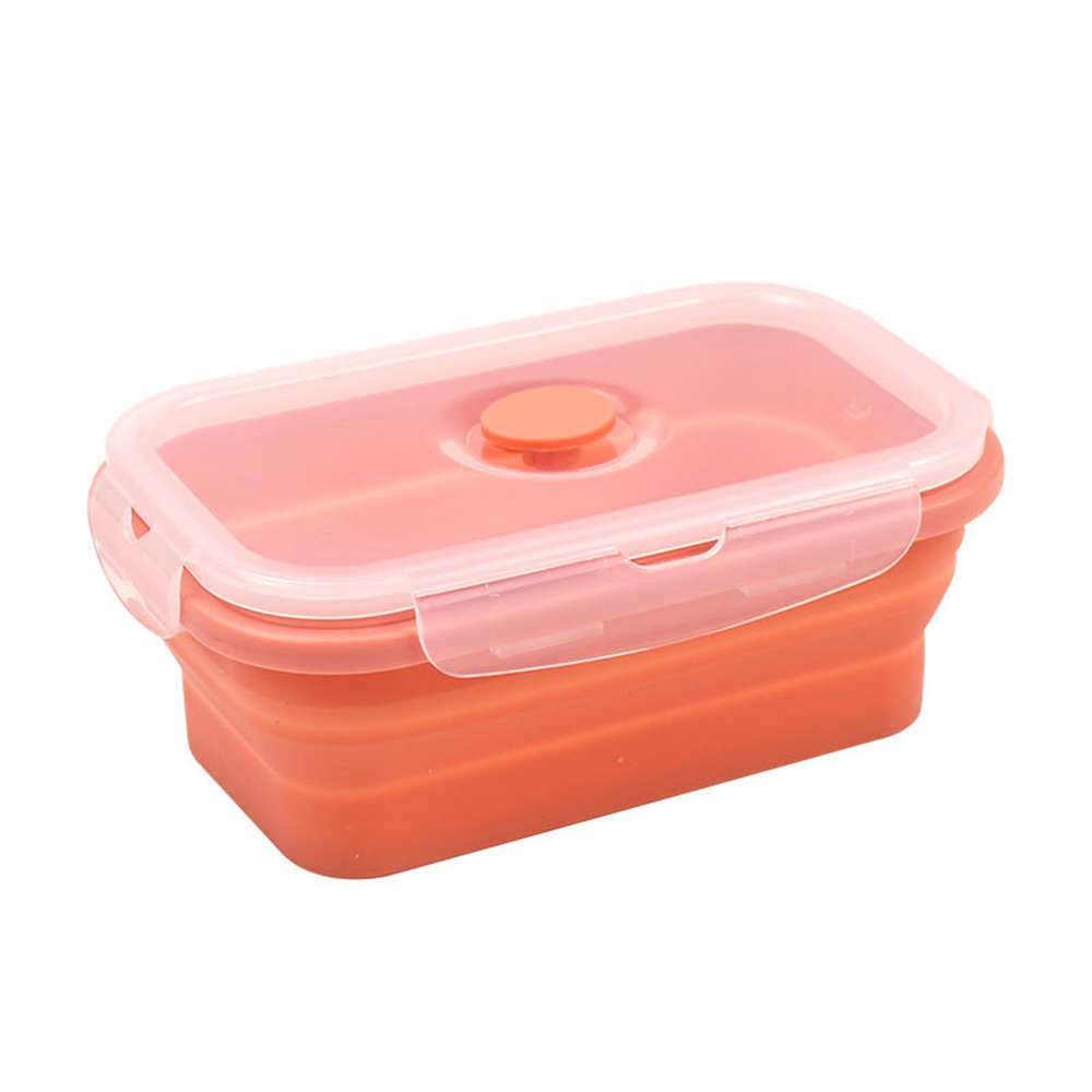 12OZ Silicone Foldable Collapisible Lunch Bento Box 5