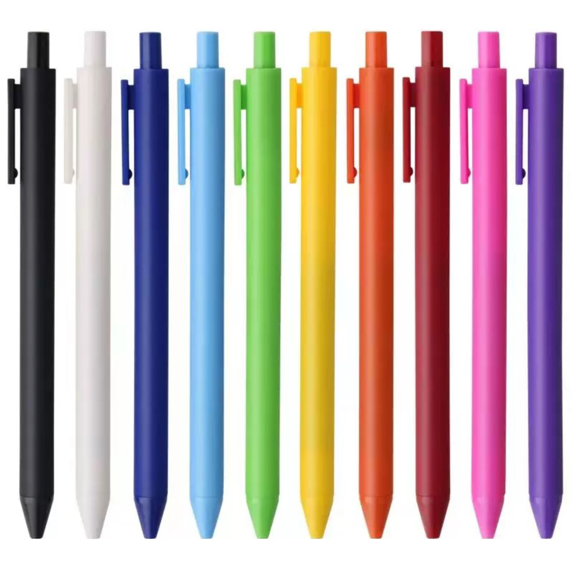 Plastic Colorful Click Action Ballpoint Pen 2