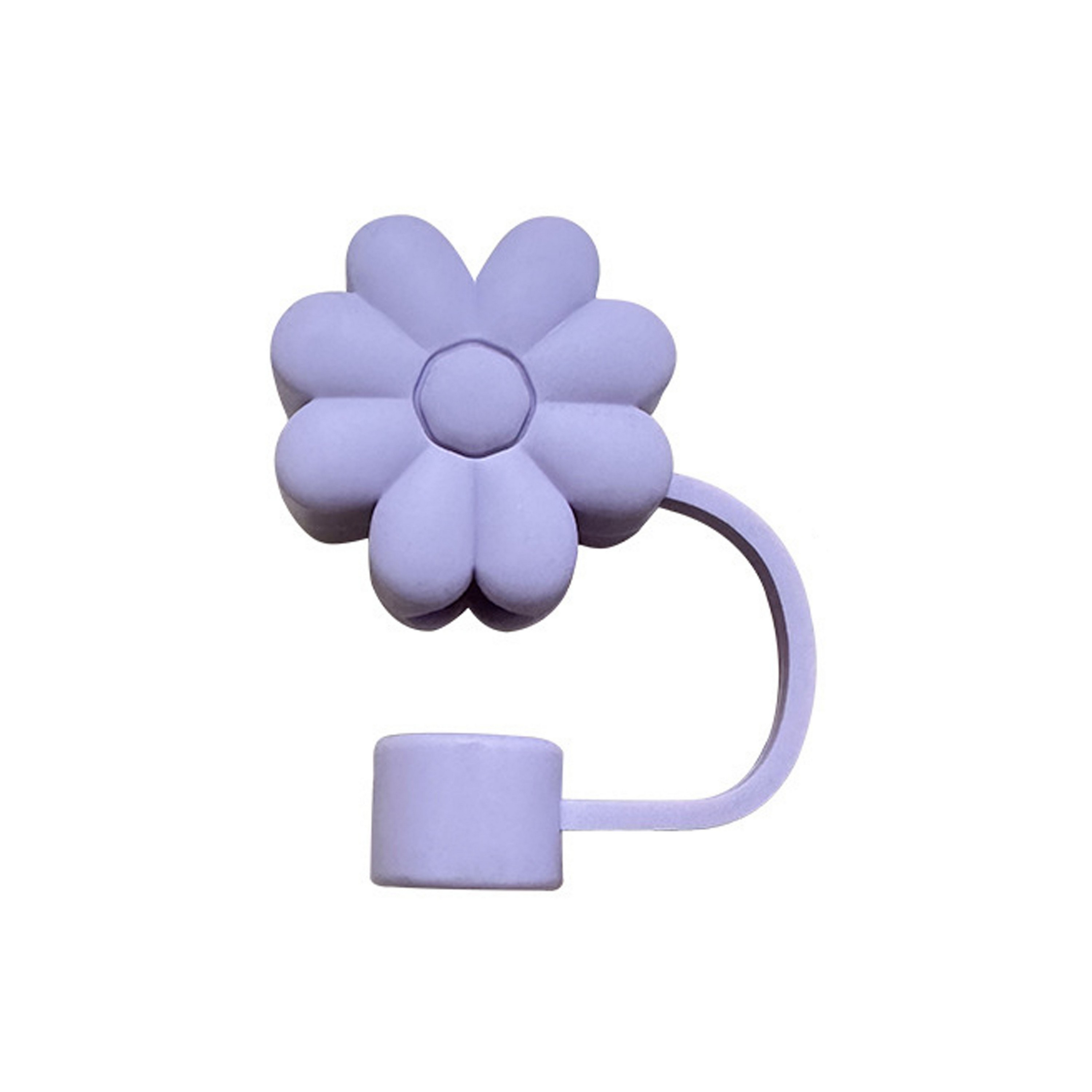 Flower Straw Covers Toppers 3