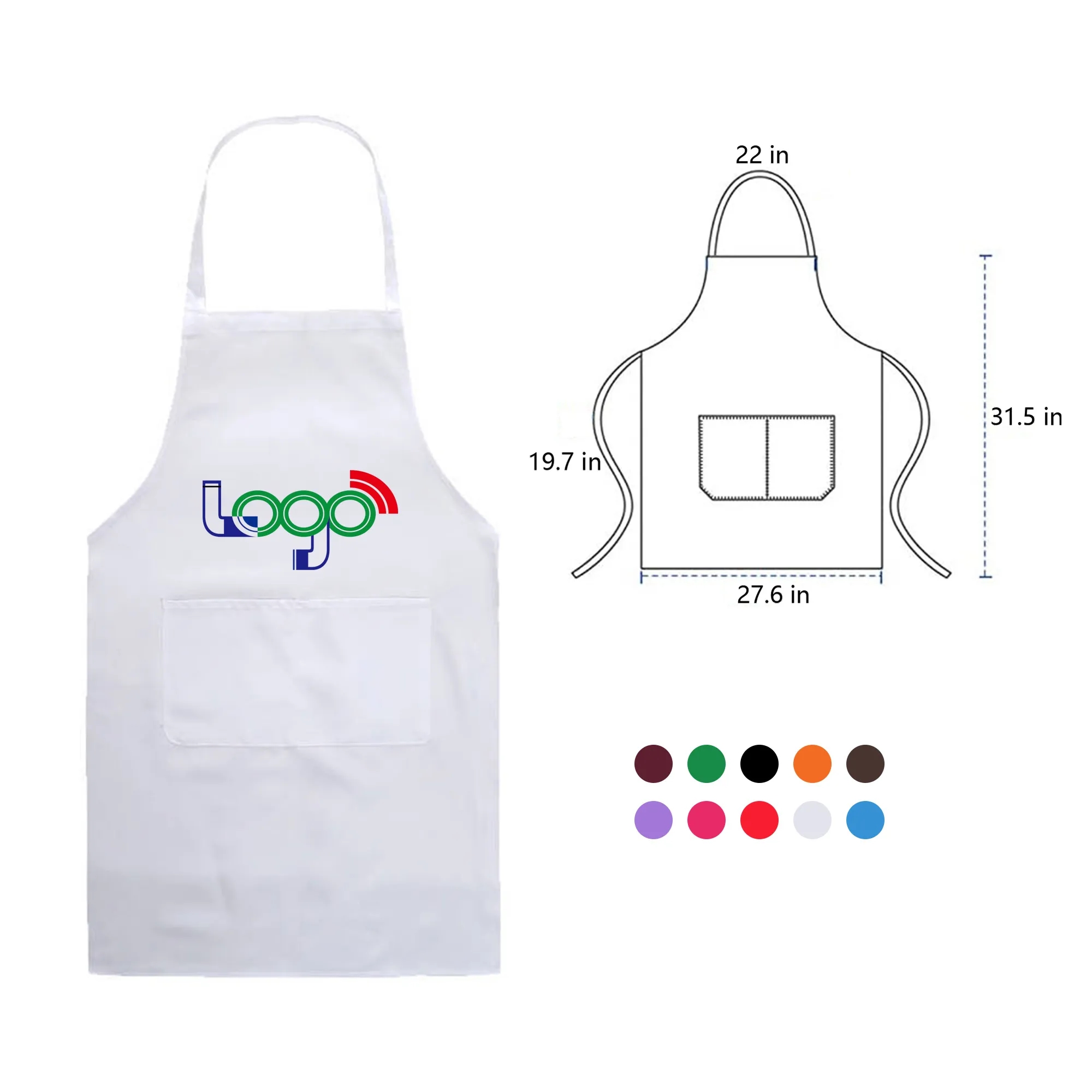 Kitchen Bib ApronsUnisex 5
