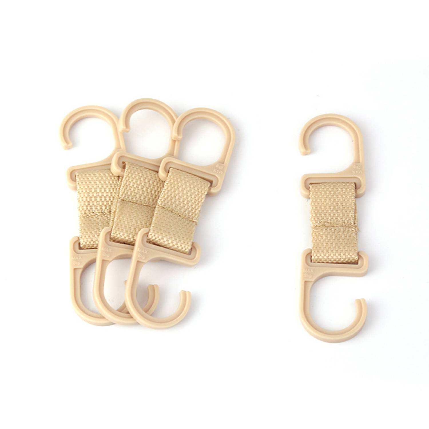 4pcs Car Plastic Automotive Trash Bag Hooks 5