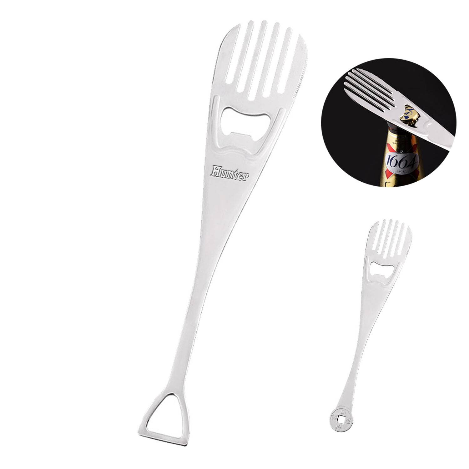 Side Cutter Fork W/ Bottle Opener 2