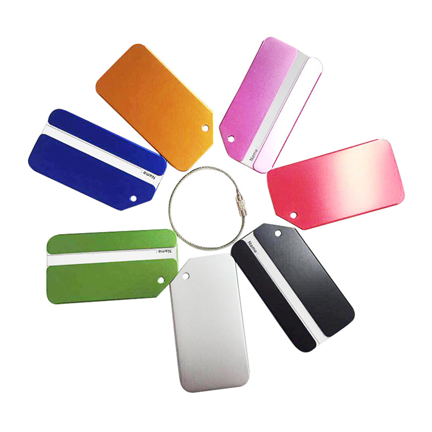 Clear Acrylic Luggage Tag 3