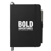 5" x 7" Recycled Bulleting Bound Notebook w Pen 35