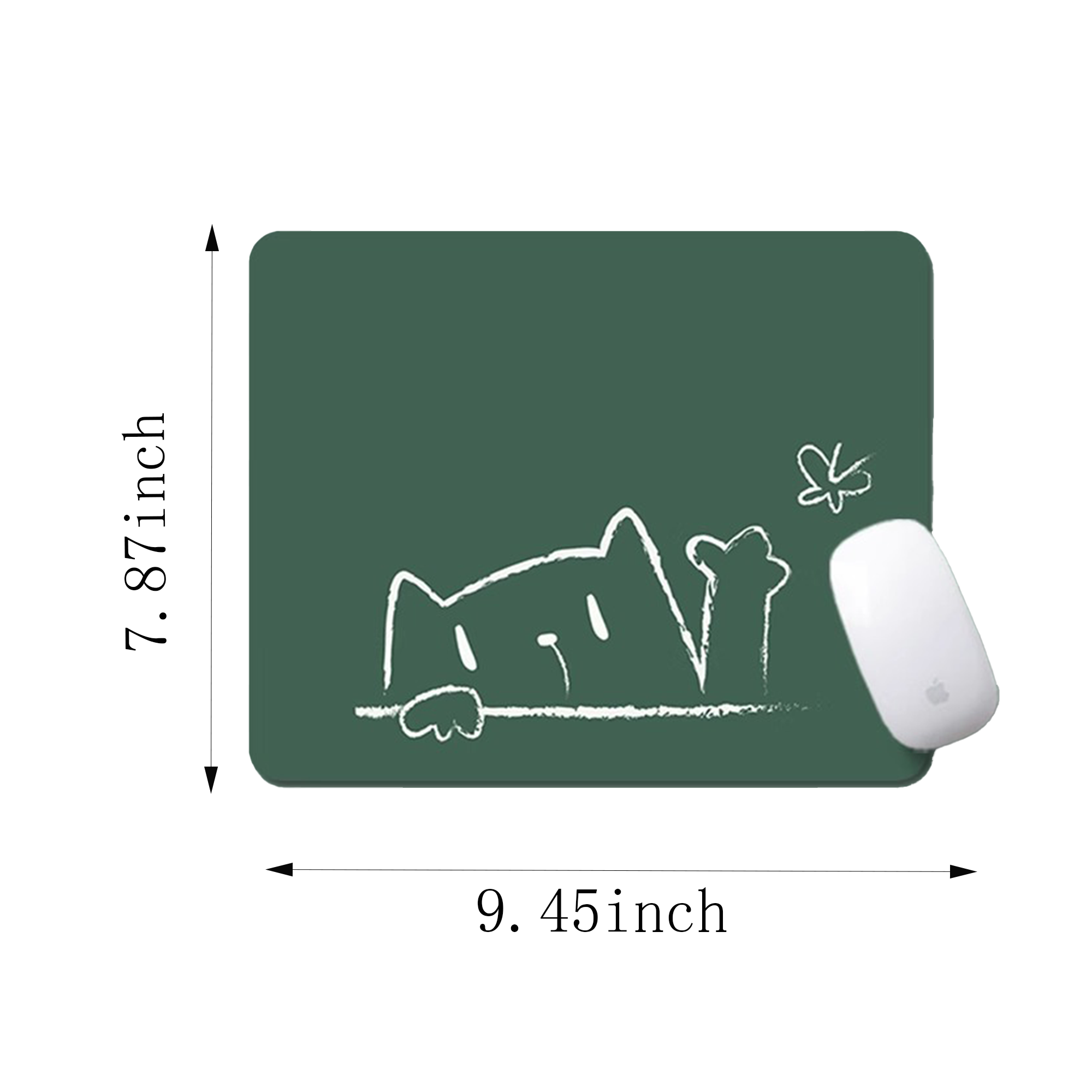 Personalized Square Non-Slip Mouse Pad 1