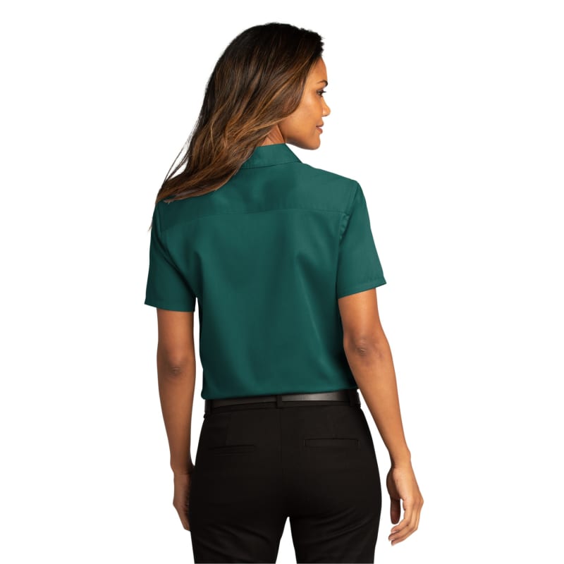 Port Authority Ladies Short Sleeve SuperPro React Twill Shirt. 25