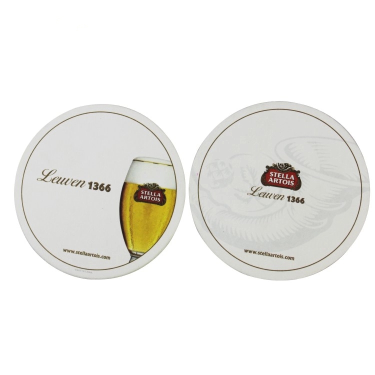 3.5" Round Pulpboard Coaster 7