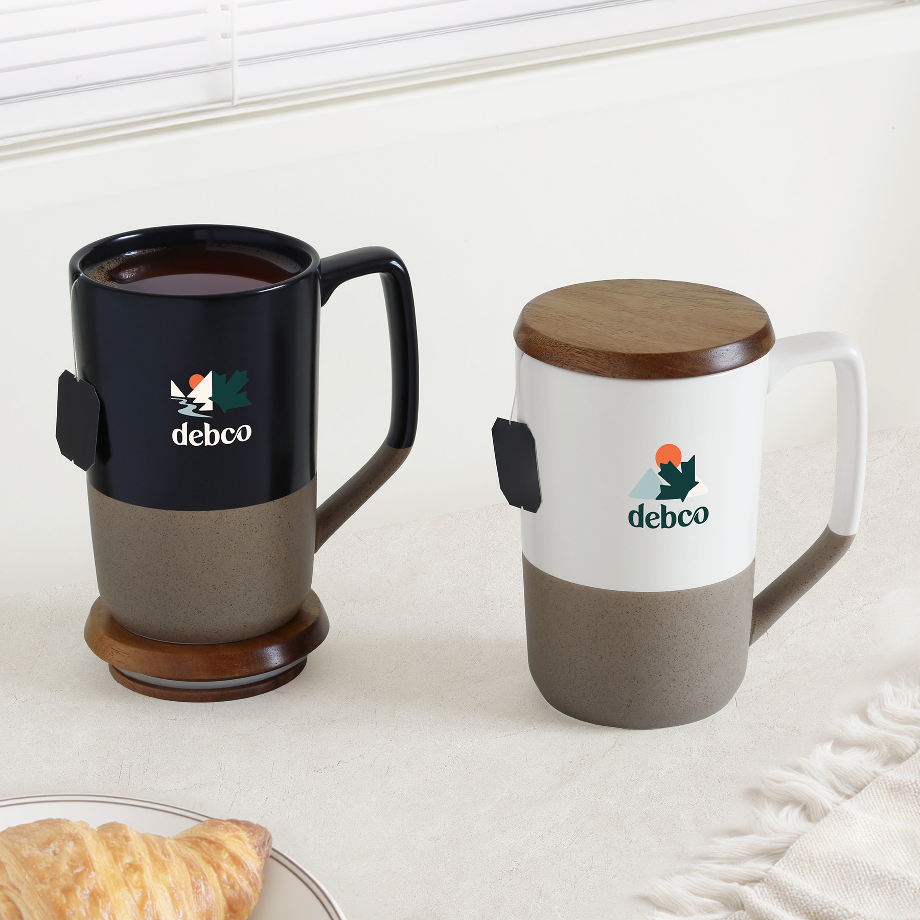 Valencia 16 Fl. Oz. Ceramic Mug With Lid 1