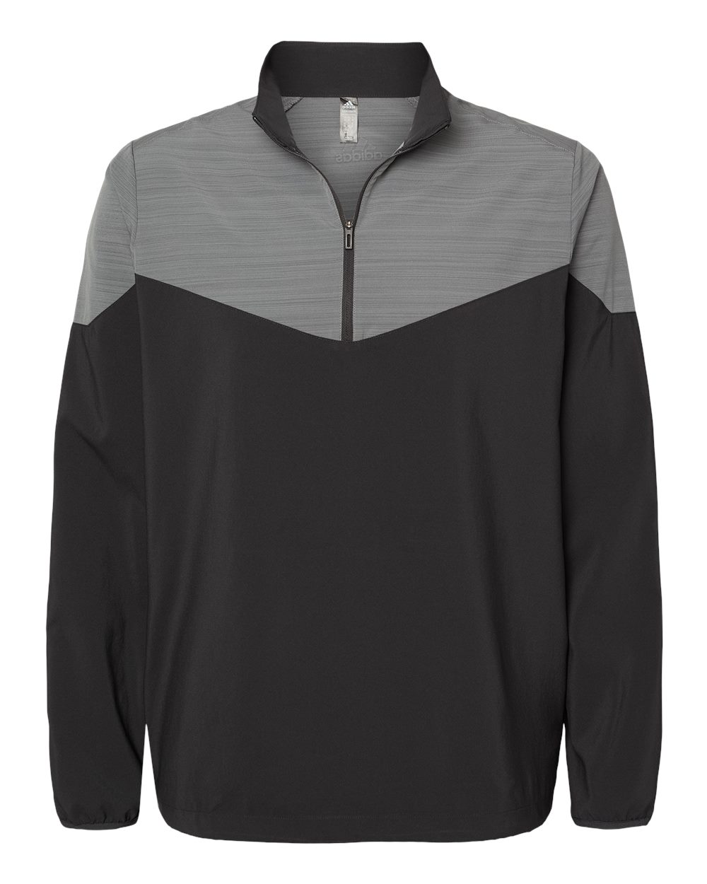 Heather Chevron Quarter-Zip Windshirt