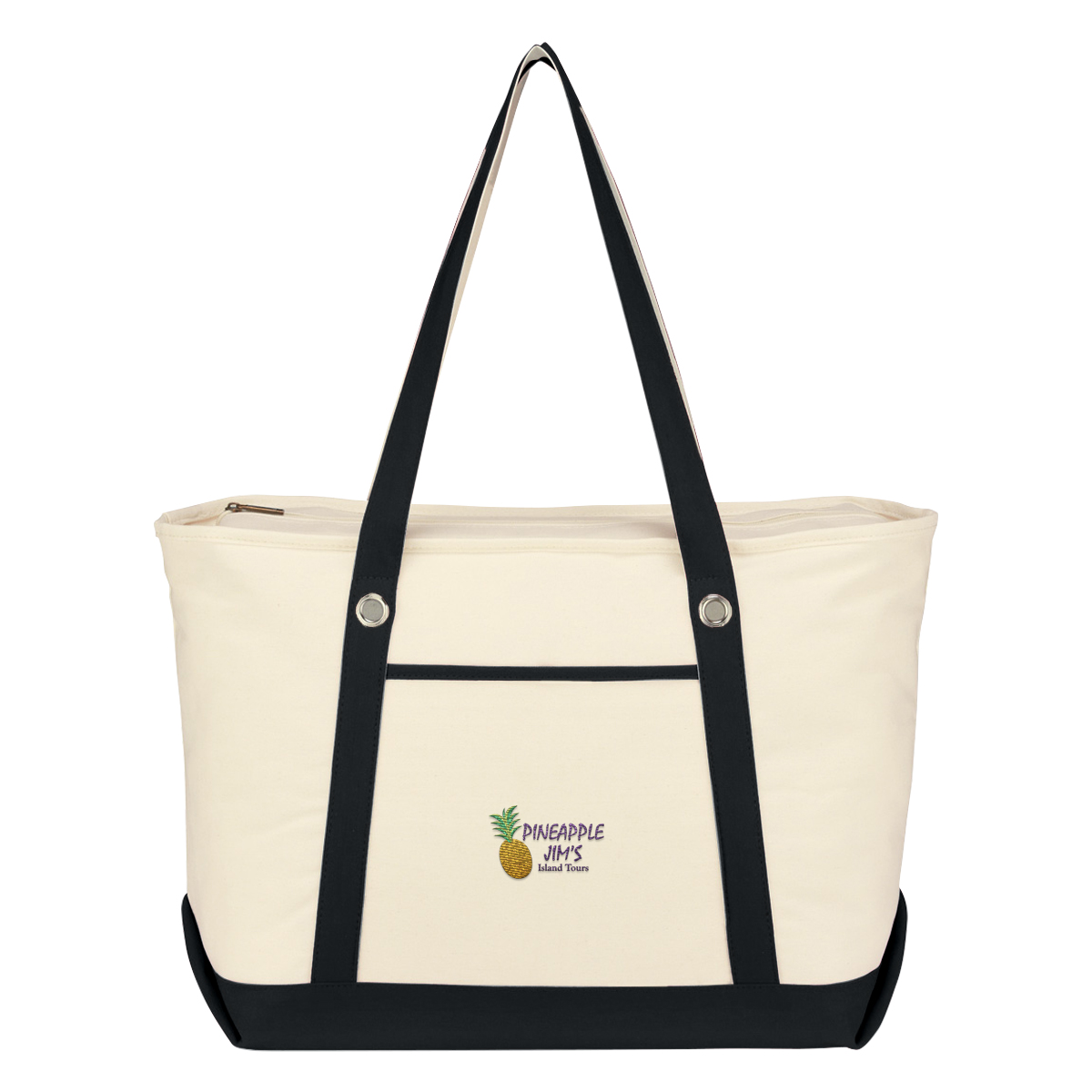 Large 12 Oz. Cotton Canvas Sailing Tote Bag 8