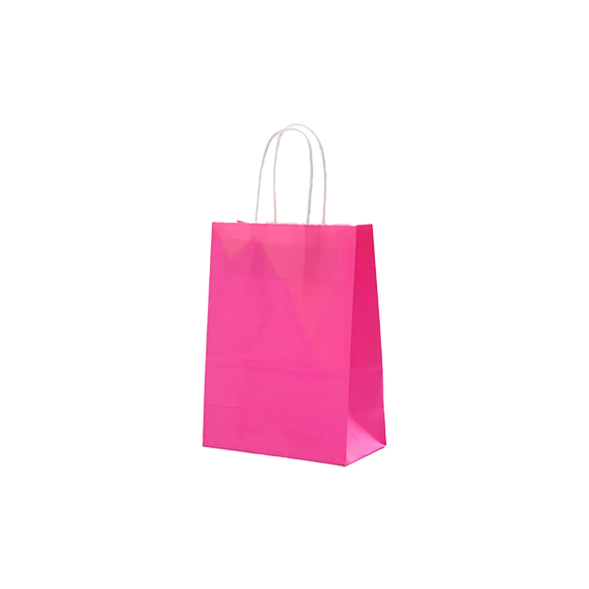 MOQ 20 Coloured Kraft Paper Tote Bag 11