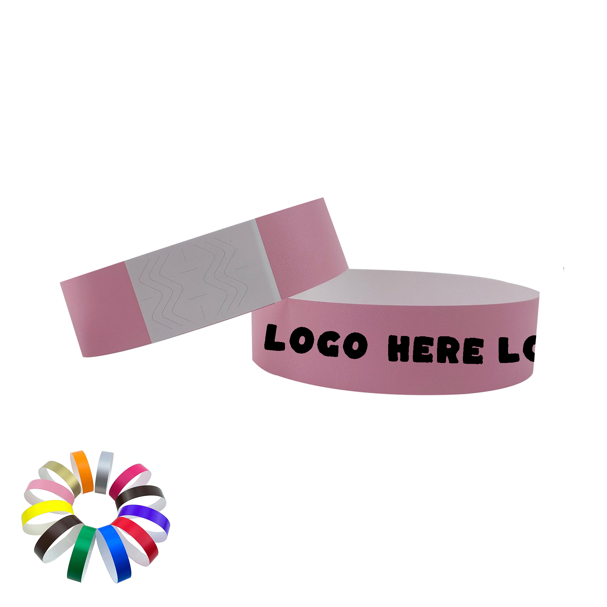 100-Pack Tyvek Wristbands for Events 12