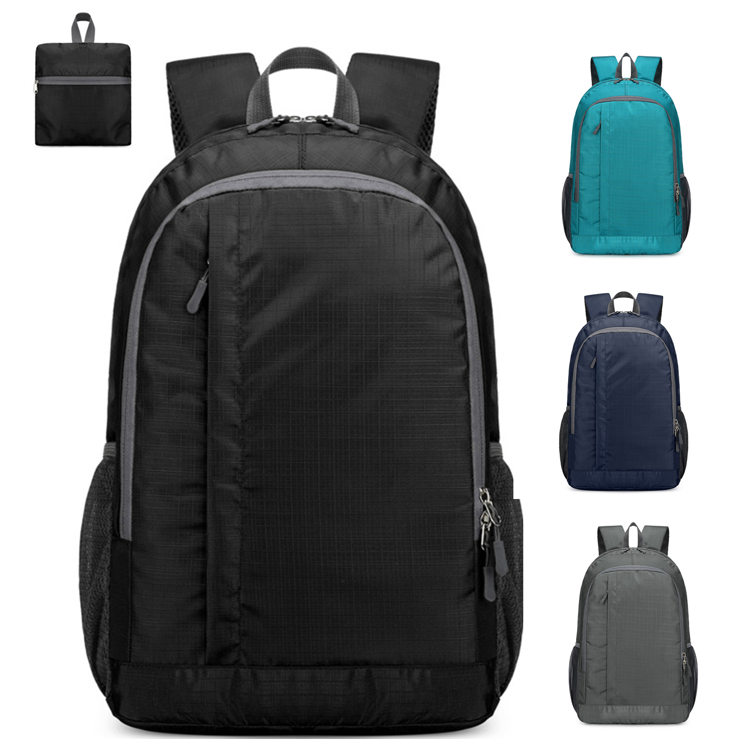 Lightweight Foldable Nylon Travel Backpack 7