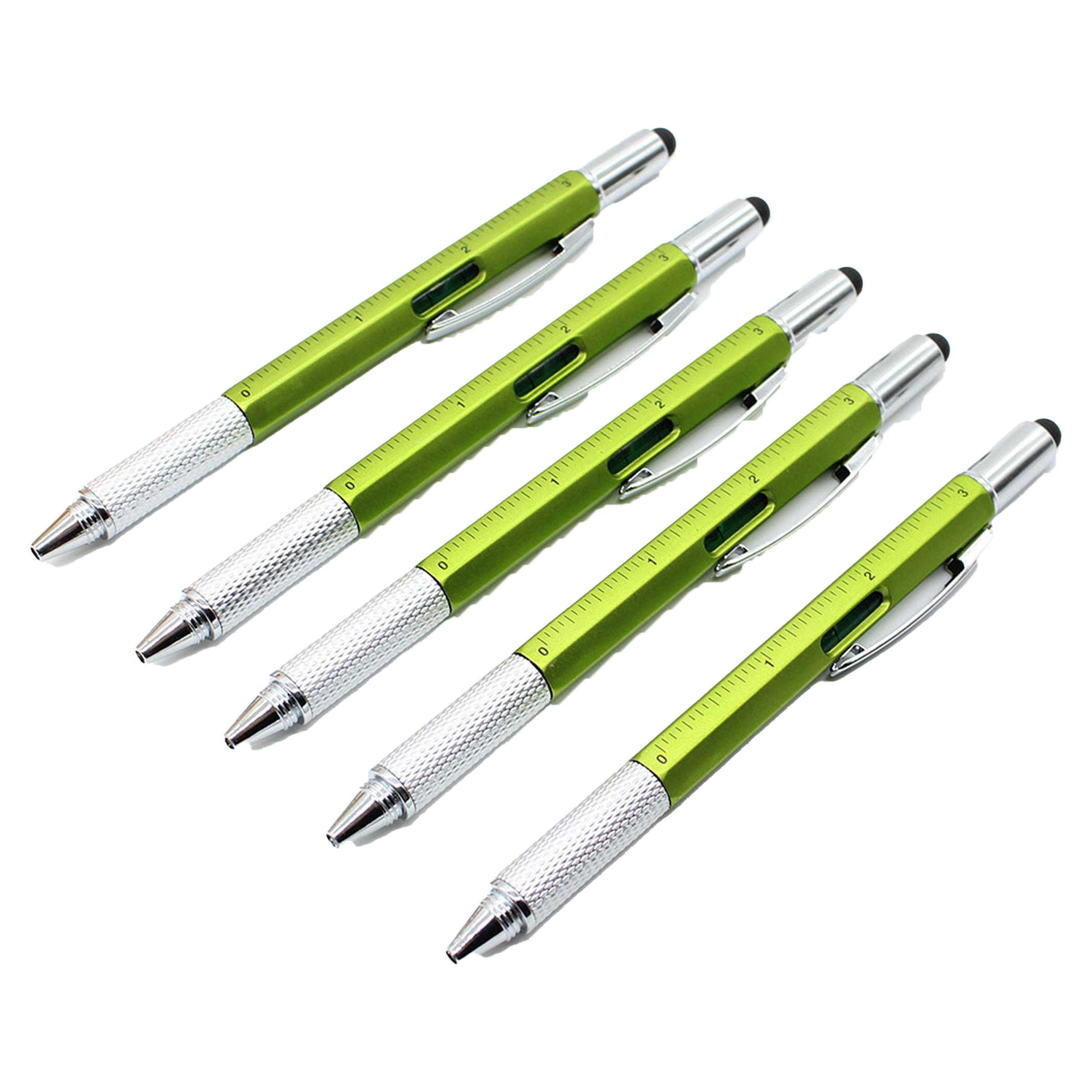 Abs Multi Functional Level Ruler Ballpoint Pen 2