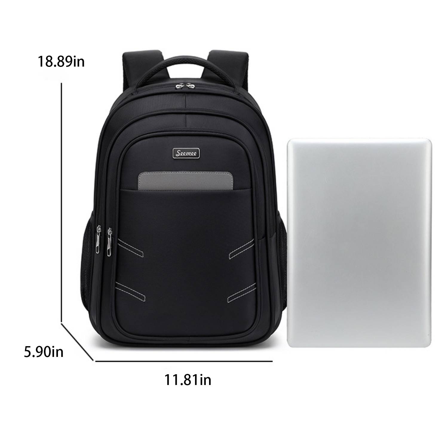 Leisure Oxford Computer Backpack With Usb Charging Port 5