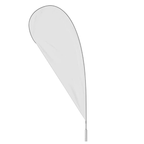 IMPORT 10' Double-Sided Teardrop Flag with Ground Spike 4