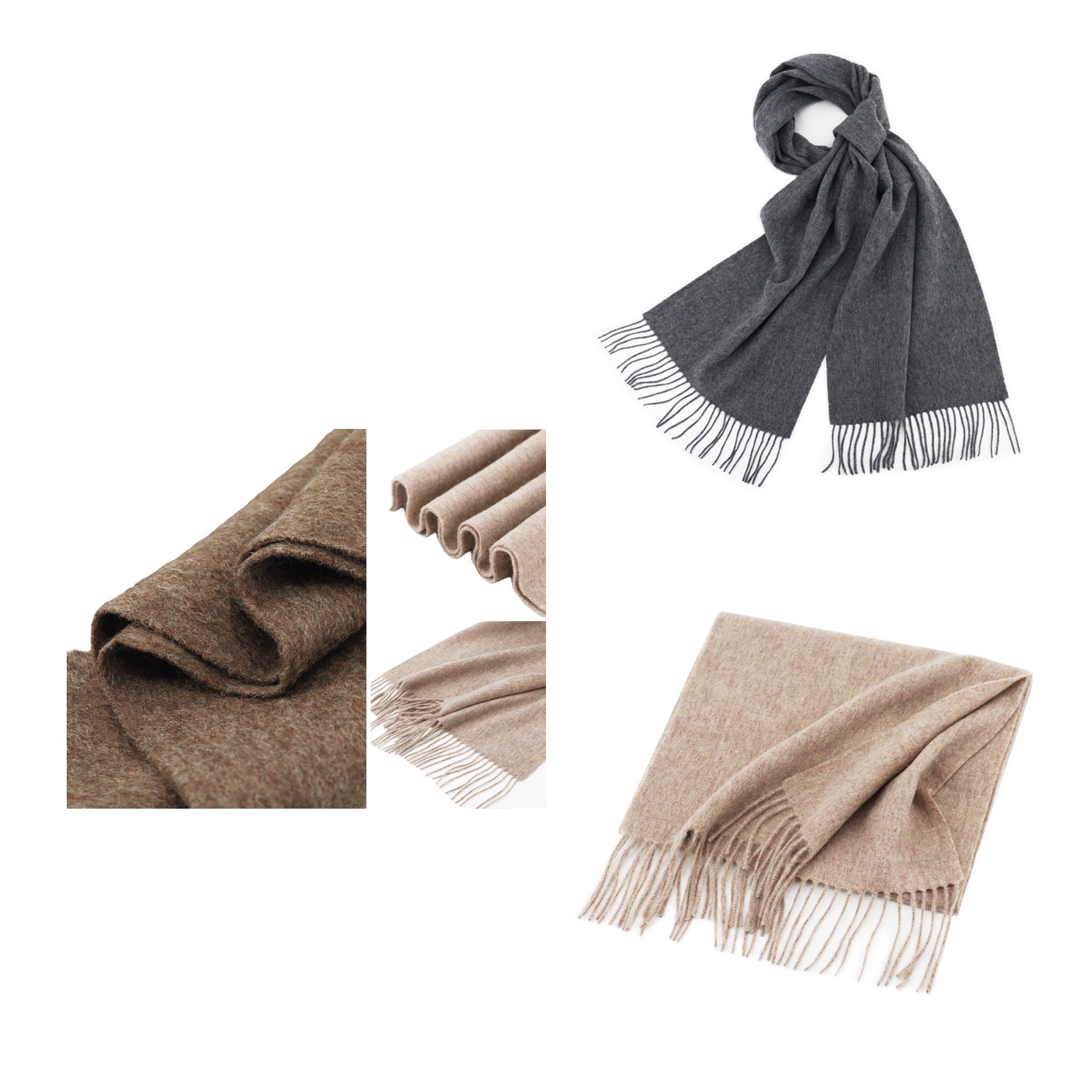 Fashion Solid Color Wool Scarf 2
