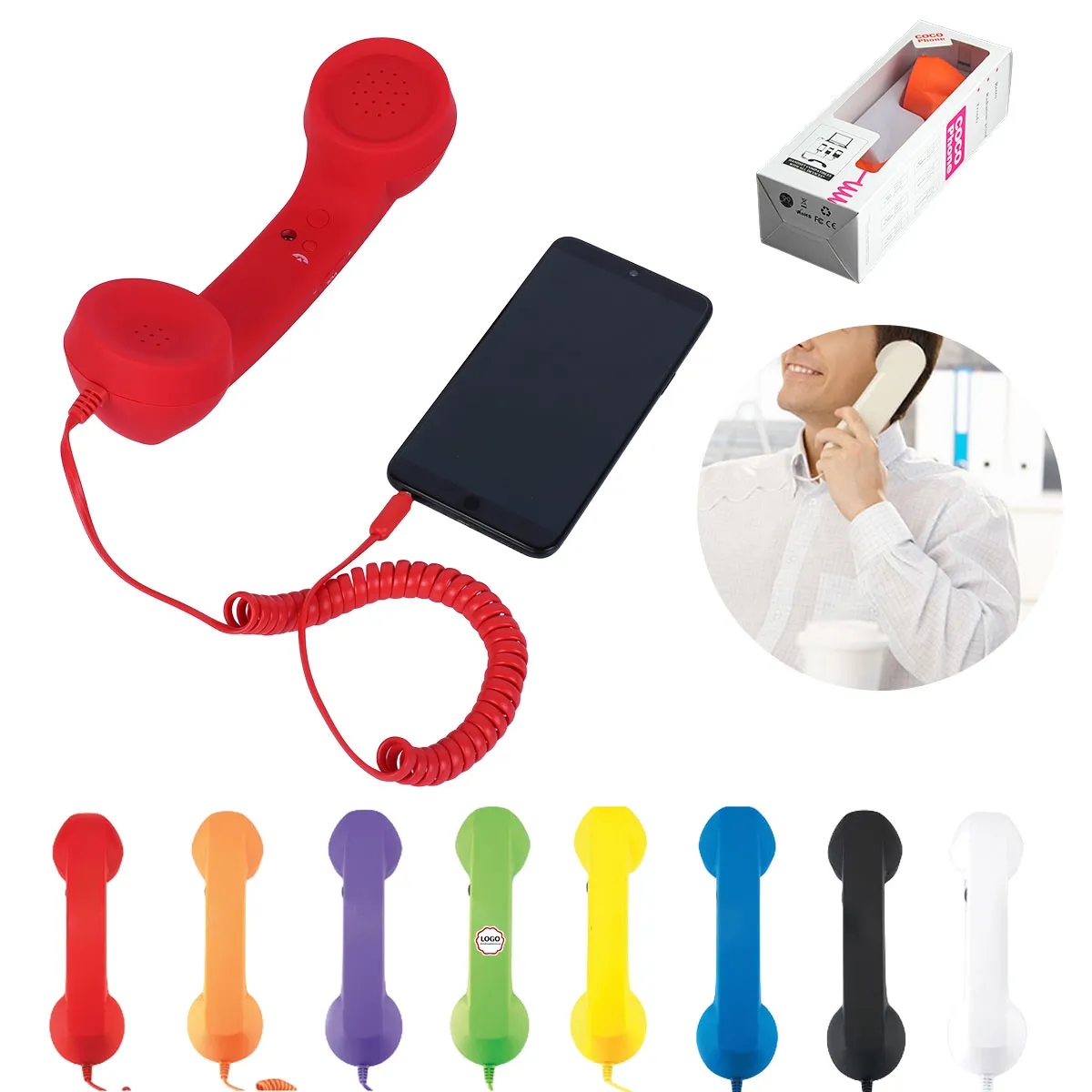 Wire Handset Receivers for a Mobile Phone 1