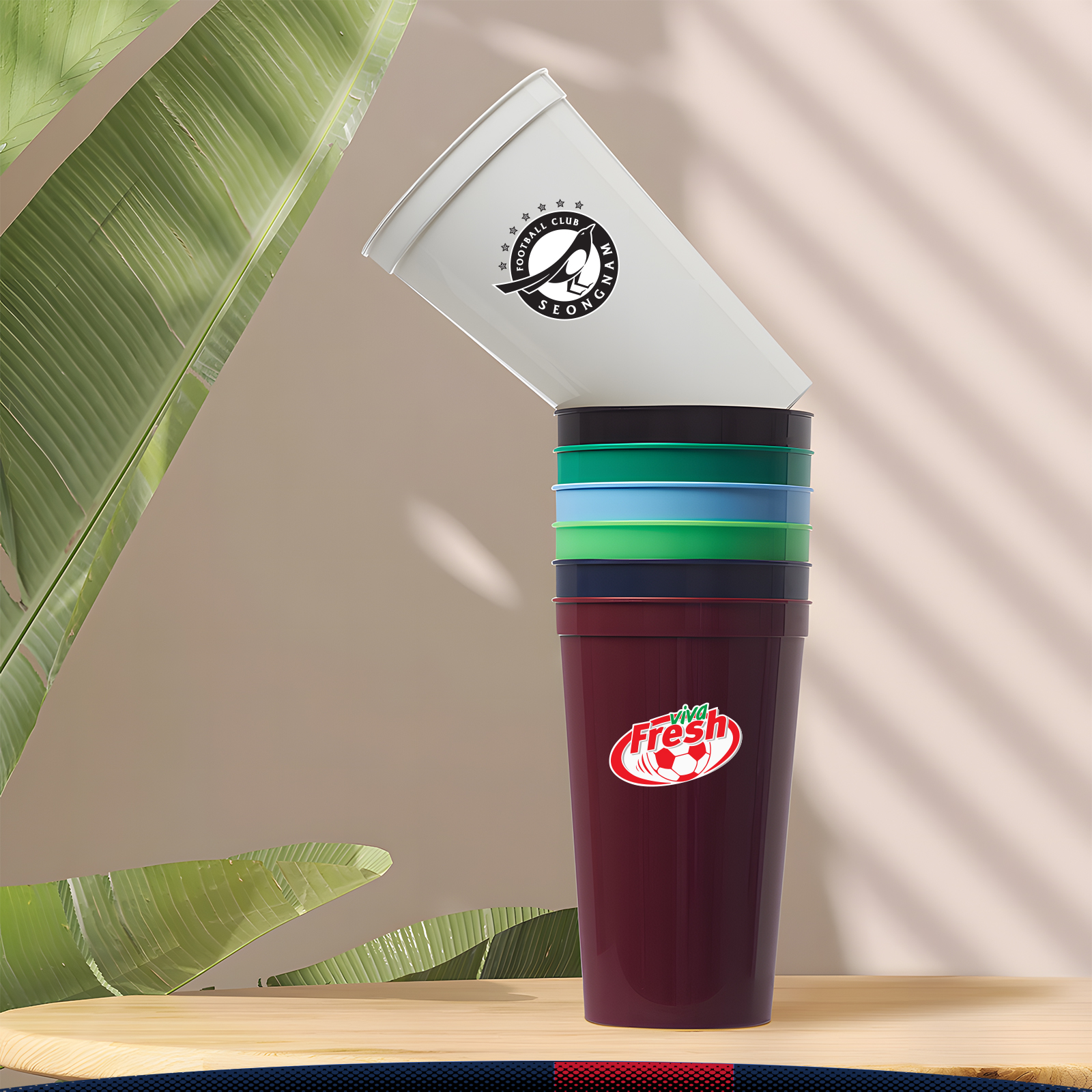 22 oz. Nellor Plastic Stadium Cups 9
