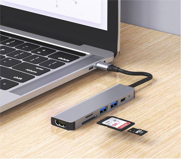 Usb C Hub 6 In 1 3