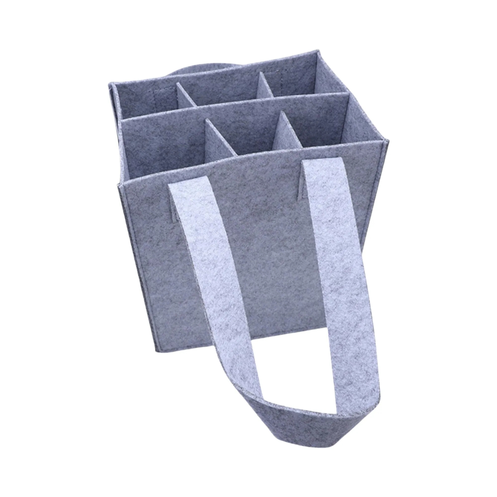 Anti-Collision Eco-Friendly Portable Divider Felt Wine Tote 8