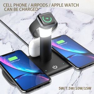 5 In 1 Wireless Charger Lamp 15W 4
