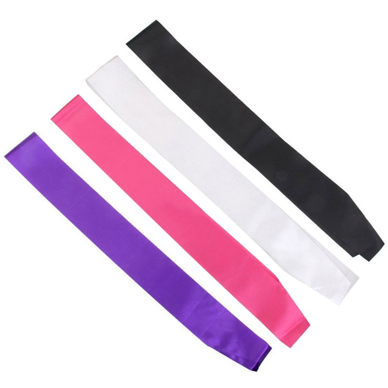 Custom Plain Satin Sash 2