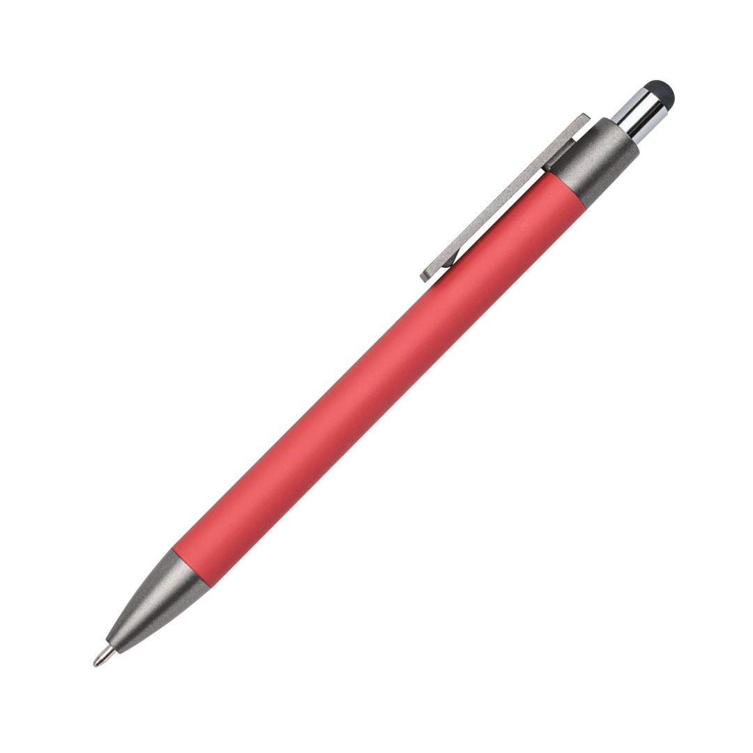 Hughes Metal Pen w/Wood Clip & Black Refill 6