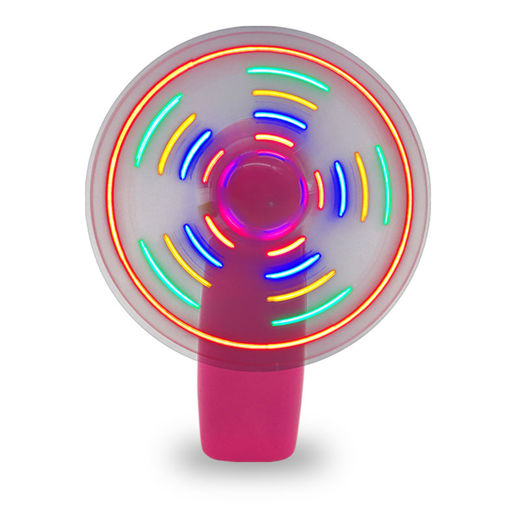 Portable Mini Handheld Cooling Fan with Colorful LED Light 2