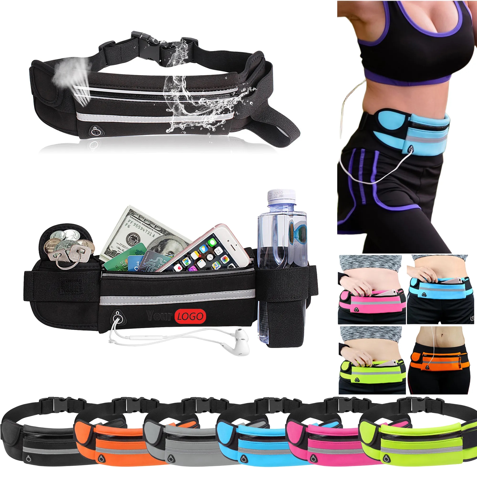 MOQ 100PCS Fanny Pack for Women Men Waist Crossbody Bag 5