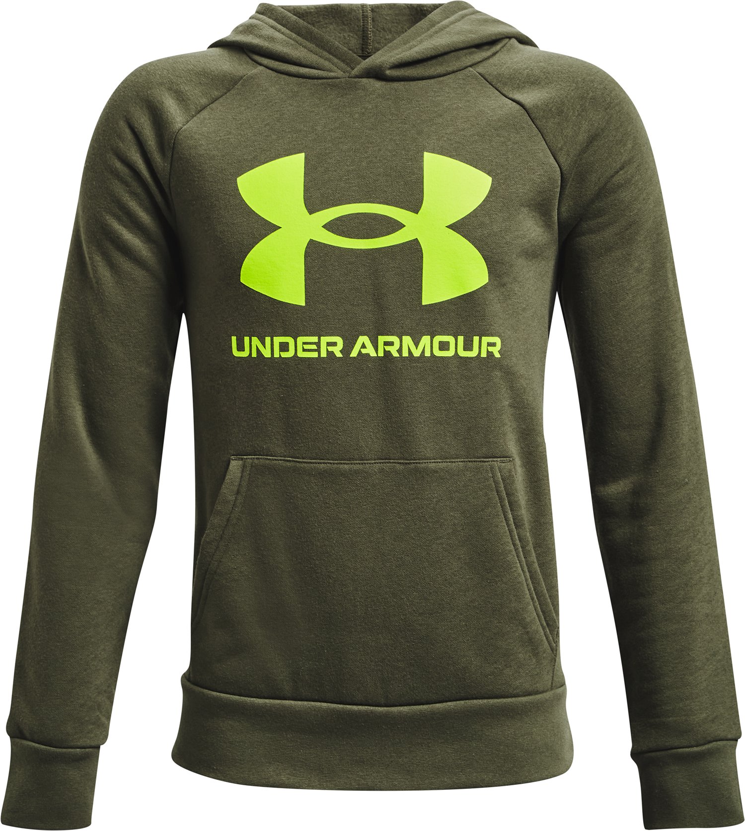 UA Rival Fleece Big Logo Boys' Hoodie, custom hoodie or sweatshirt with logo imprint 10