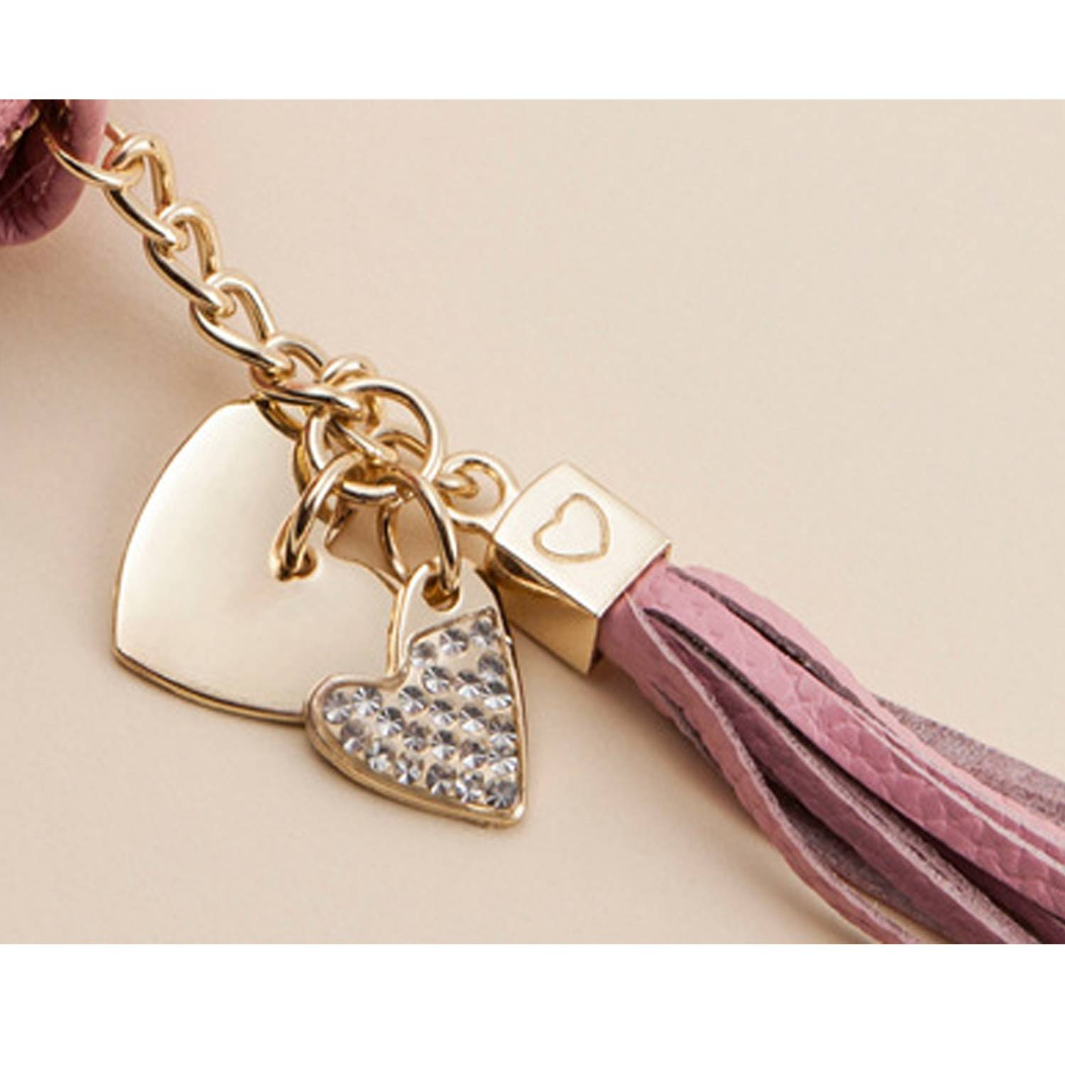 PU Leather Women's Tassels Bank Card Case Bag 2