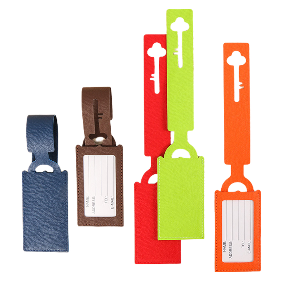Travel PU Leather Luaggage Tag 4