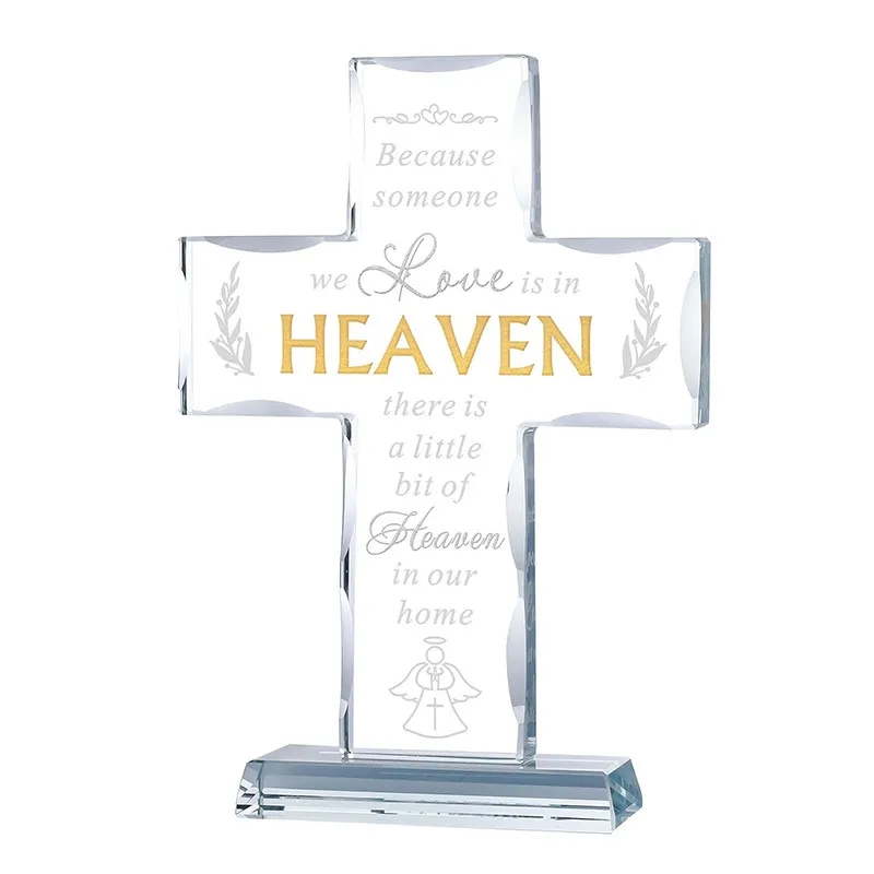 Personalized Standing Crystal Cross 4