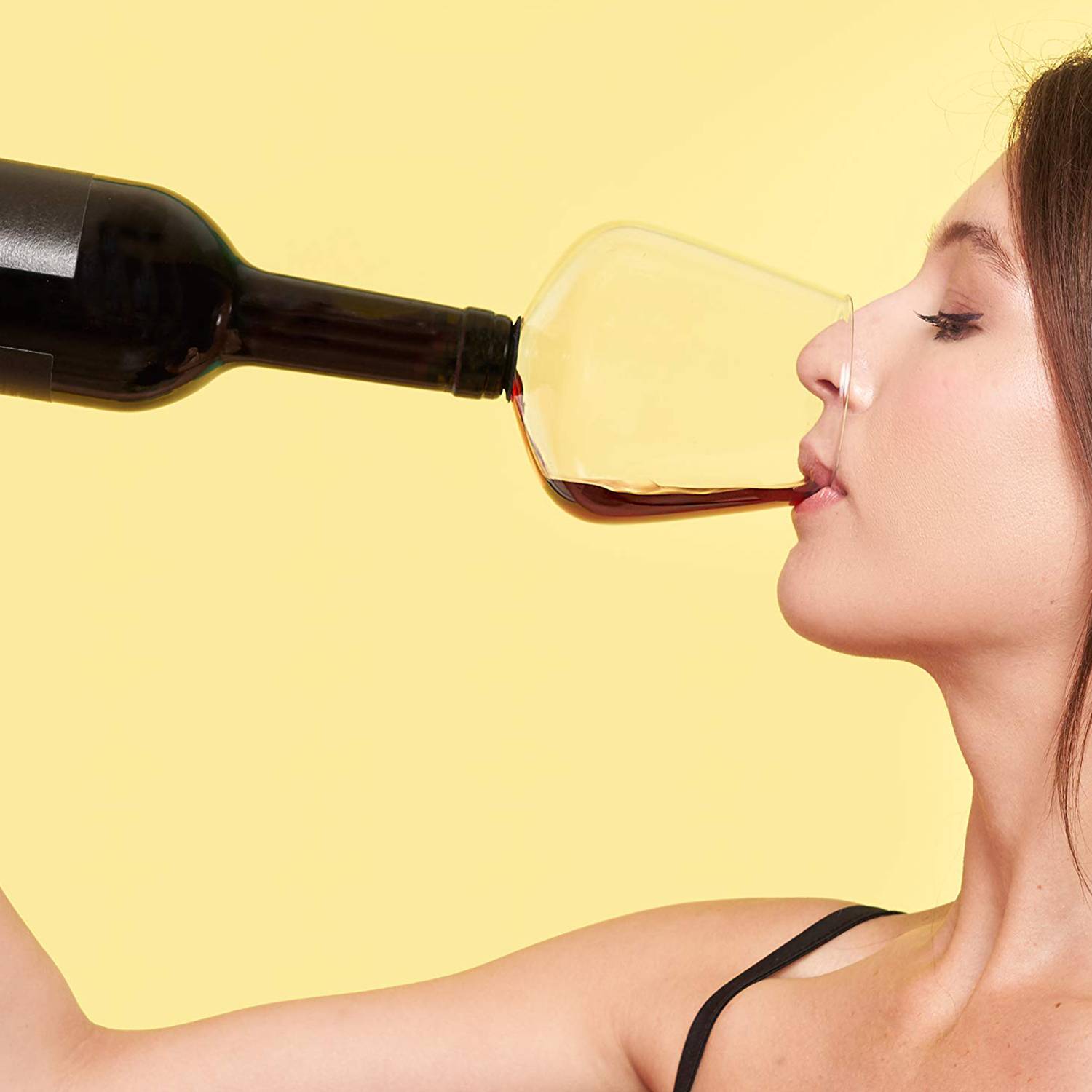 17oz Wine Glass Topper Drink Straight from The Bottle 15
