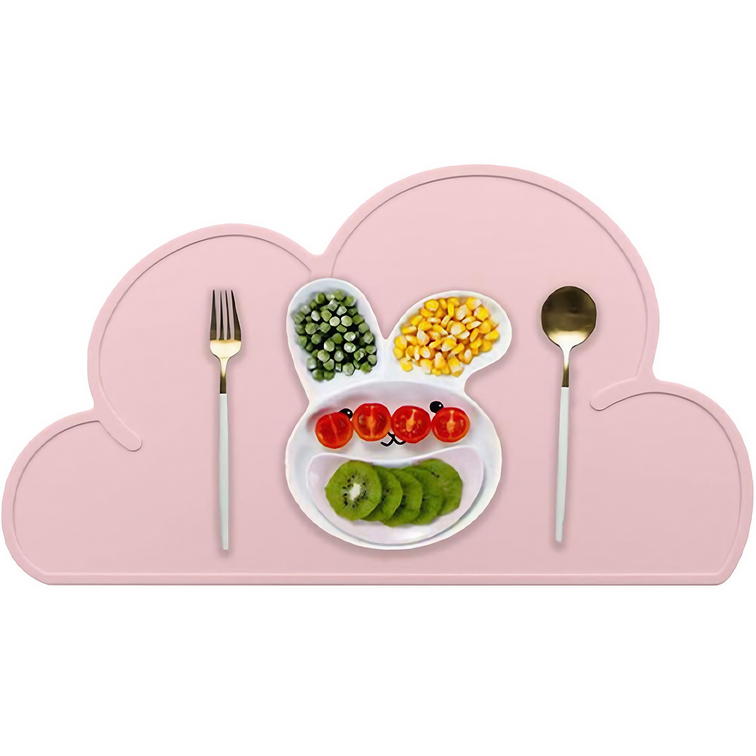 Kids Cloud Shaped Silicone Placemat 3